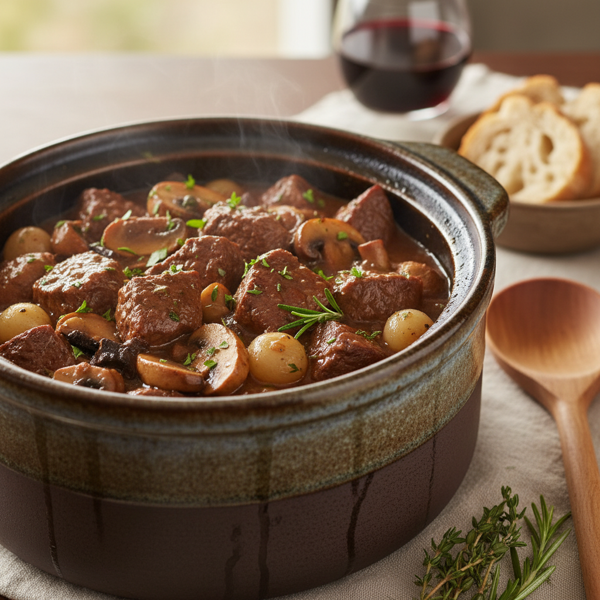 Crock Pot Beef and Mushroom Delight recipe