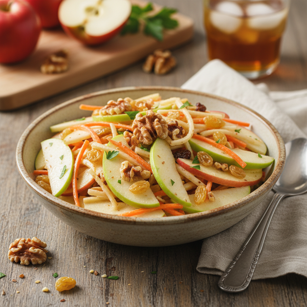 Crunchy Apple-Walnut Fruit Slaw recipe