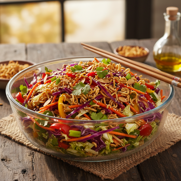 Crunchy Asian Ramen Salad recipe