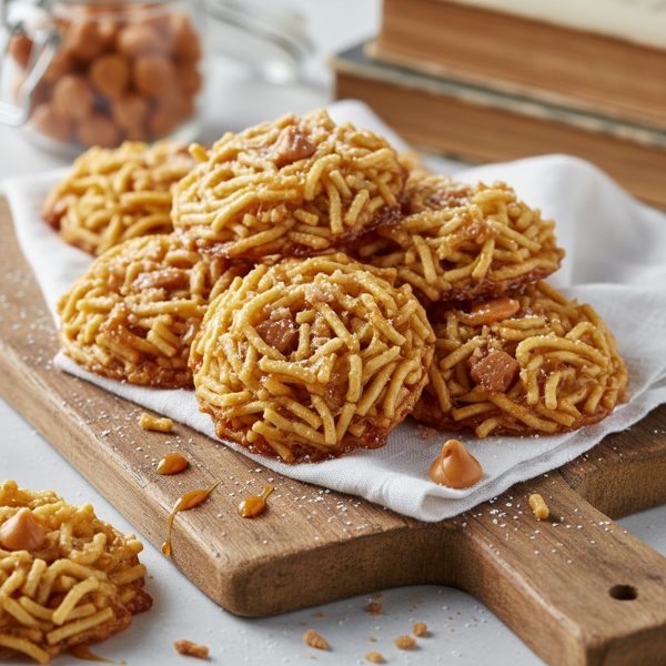 Crunchy Butterscotch Noodle Cookies recipe