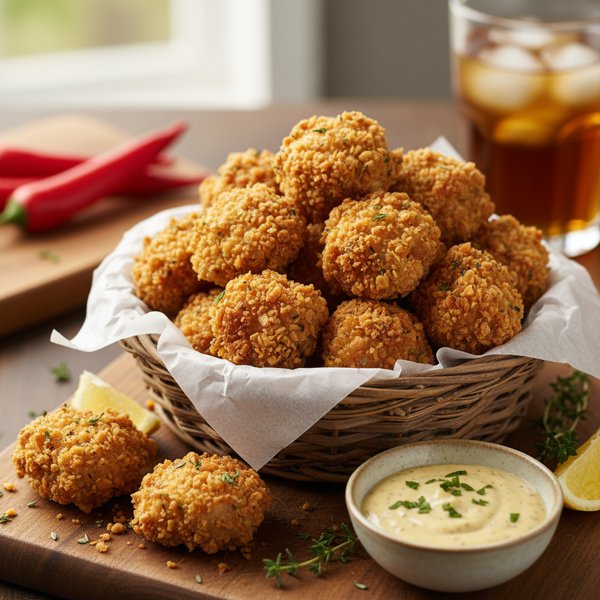 Crunchy Chicken Pop Bites recipe