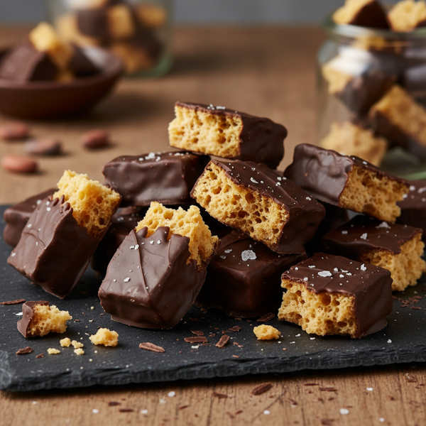 Crunchy Chocolate-Covered Cinder Toffee recipe