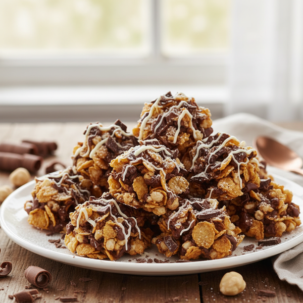 Crunchy Chocolate Flake Delights recipe