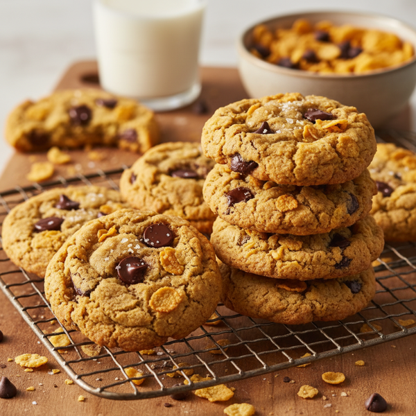 Crunchy Cornflake Chocolate Chip Cookies recipe