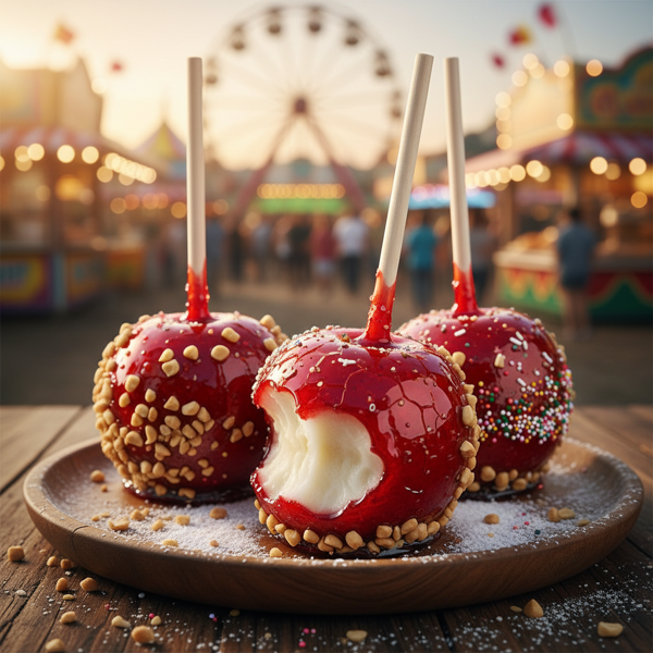 Crunchy Fair-Style Candy Apples recipe