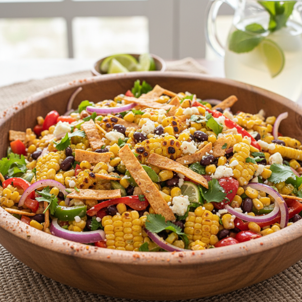 Crunchy Fiesta Corn Salad recipe
