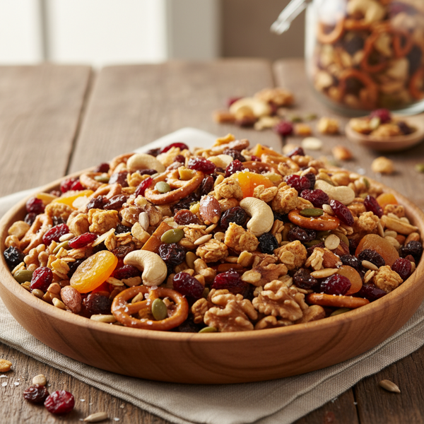 Crunchy Fruit & Nut Trail Mix recipe
