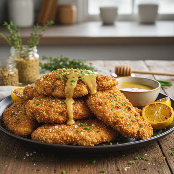 Crunchy Honey Mustard Chicken Delight recipe