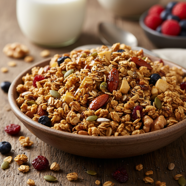 Crunchy Multi-Grain Delight Granola recipe