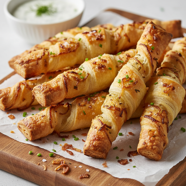 Crunchy Onion Crescent Strips recipe