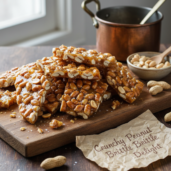 Crunchy Peanut Brittle Delight recipe