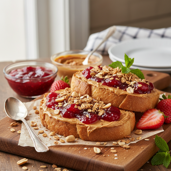 Crunchy Peanut Butter & Jelly Delight recipe