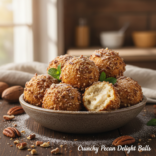 Crunchy Pecan Delight Balls recipe