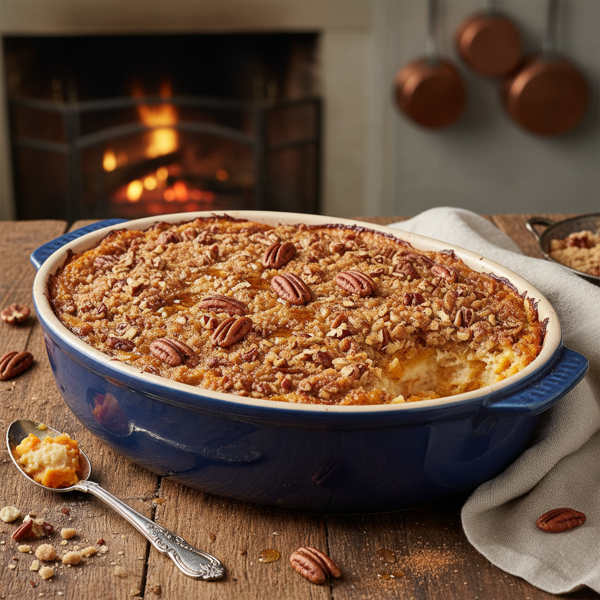 Crunchy Pecan Sweet Potato Delight recipe