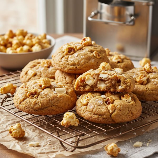 Crunchy Popcorn Delight Cookies recipe