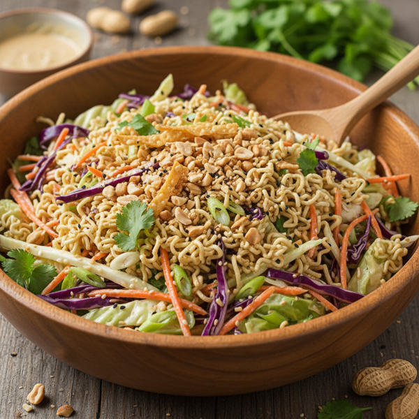 Crunchy Ramen Coleslaw Delight recipe