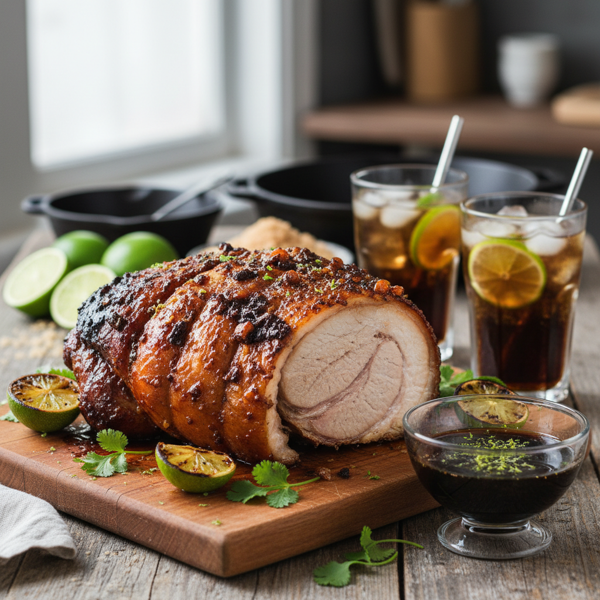 Cuba Libre Infused Roast Pork recipe