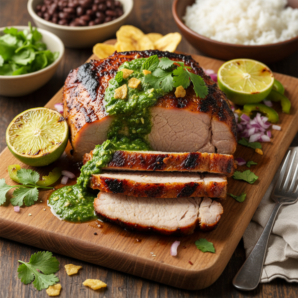 Cuban-Inspired Mojo Grilled Pork Shoulder recipe