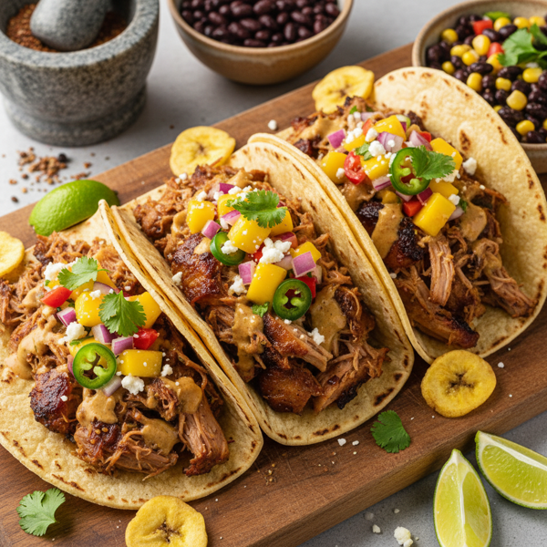 Cuban-Style Pulled Pork Tacos recipe