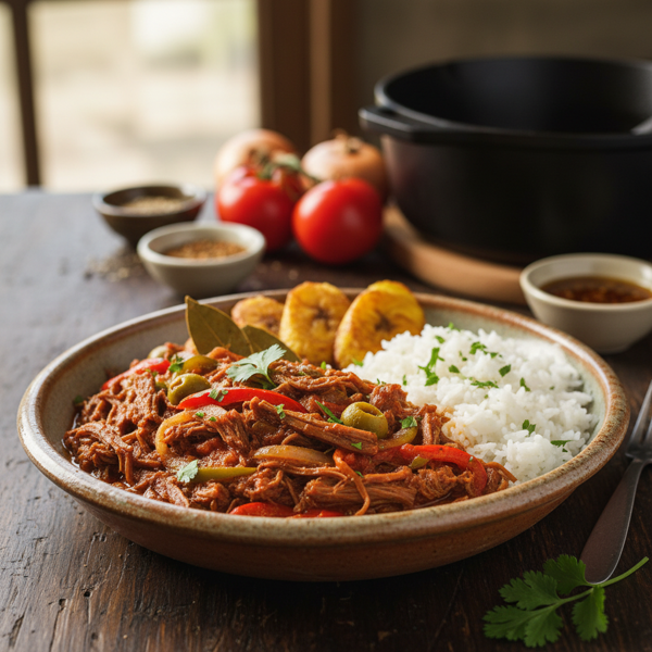 Cuban Style Shredded Beef Stew (Ropa Vieja) recipe