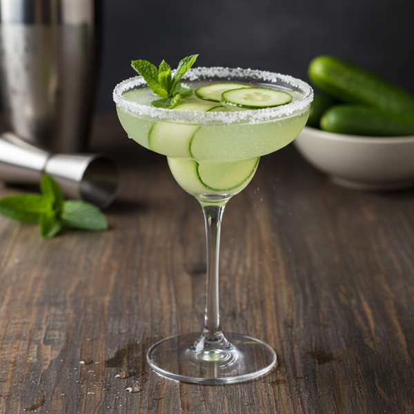 Cucumber Bliss Martini recipe