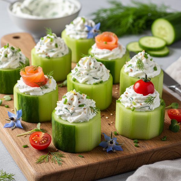 Cucumber Cream Cheese Delight Bites recipe