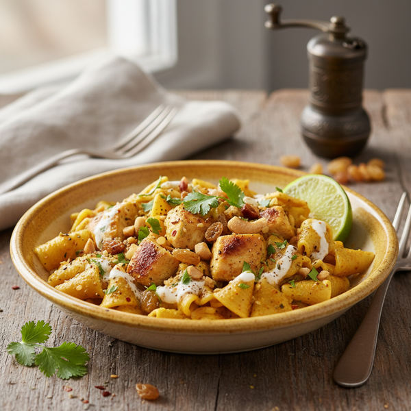 Curried Chicken Pasta Delight recipe