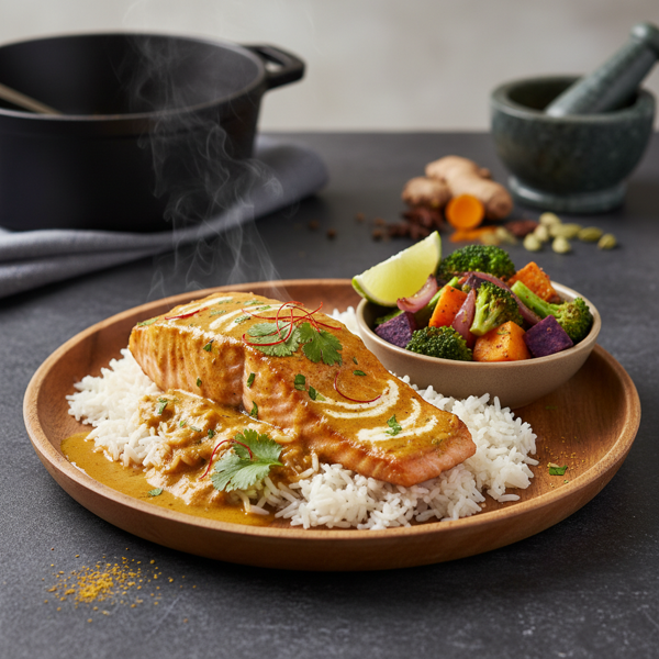 Curried Salmon Delight recipe