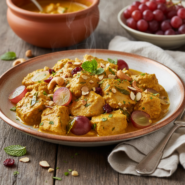 Curried Tuna and Grape Delight recipe