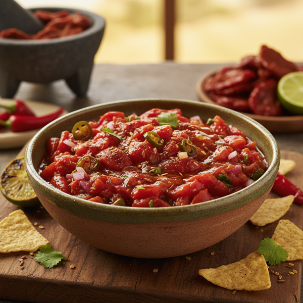 Custom Spicy Tomato Salsa recipe