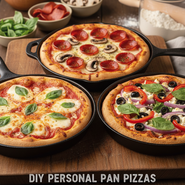 DIY Personal Pan Pizzas recipe