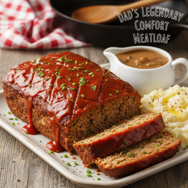 Dad's Legendary Comfort Meatloaf recipe