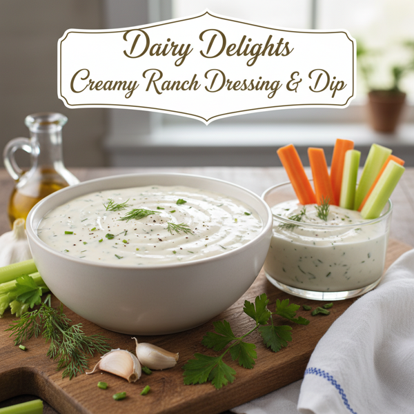 Dairy Delights Creamy Ranch Dressing & Dip recipe