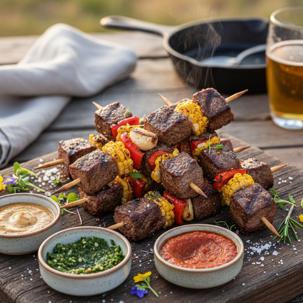 Dakota Delight: Gourmet Chislic Skewers recipe