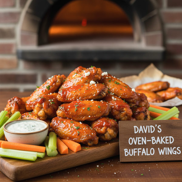 David's Oven-Baked Buffalo Wings recipe