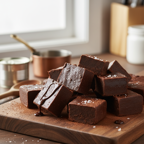 Decadent 2-Ingredient Fudge recipe