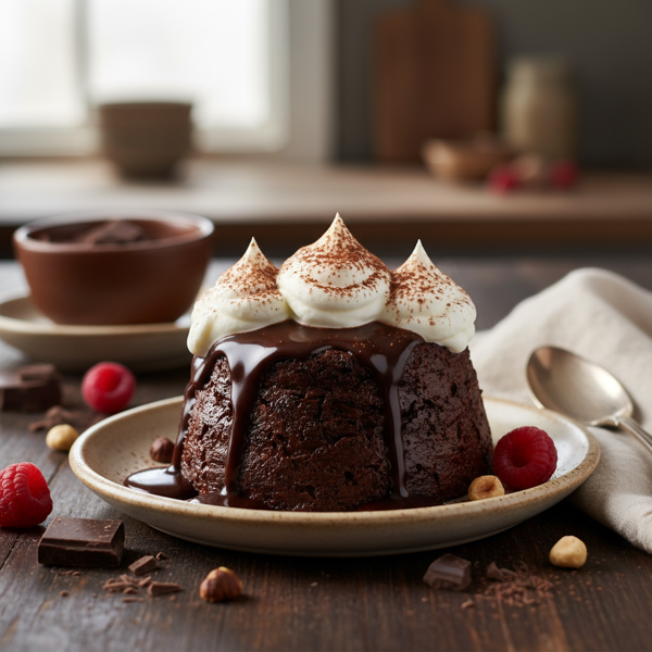 Decadent 3-Point Chocolate Fudge Pudding recipe