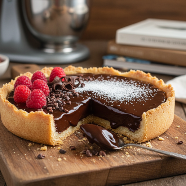 Decadent 5-Minute Chocolate Ganache Tart recipe