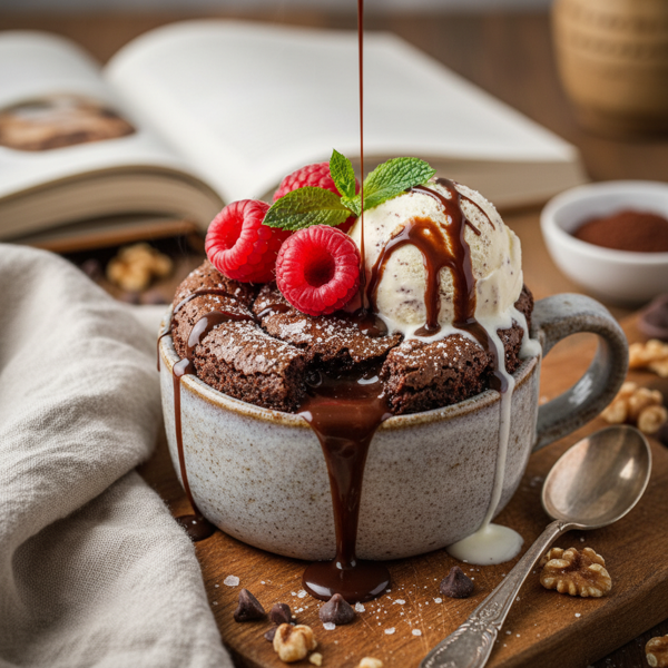 Decadent 60-Second Chocolate Mug Brownie recipe