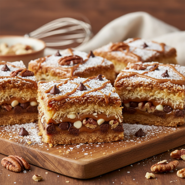 Decadent 7 Layer Dream Bars recipe