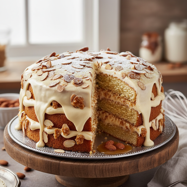 Decadent Almond Bliss Cake recipe
