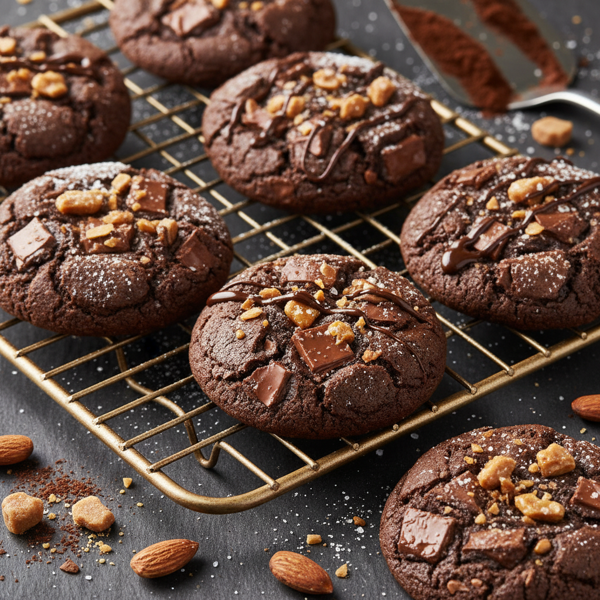 Decadent Almond Roca Chocolate Drop Cookies recipe