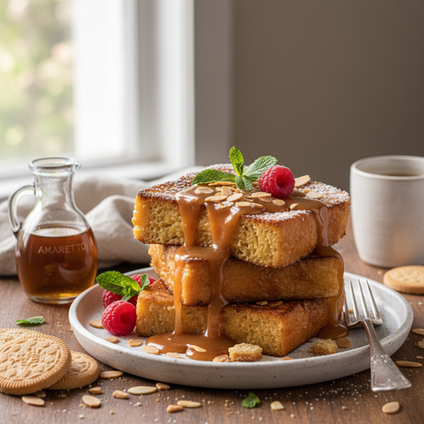 Decadent Amaretto-Infused French Toast recipe