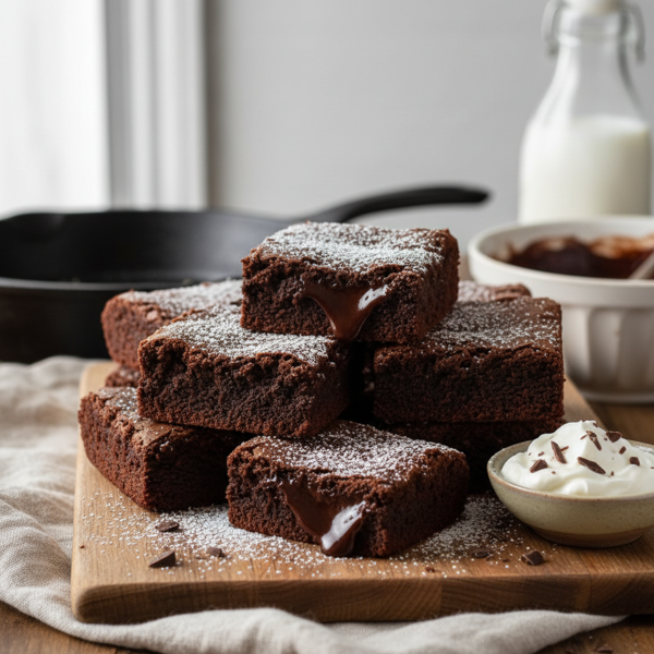 Decadent Amish Brownies recipe