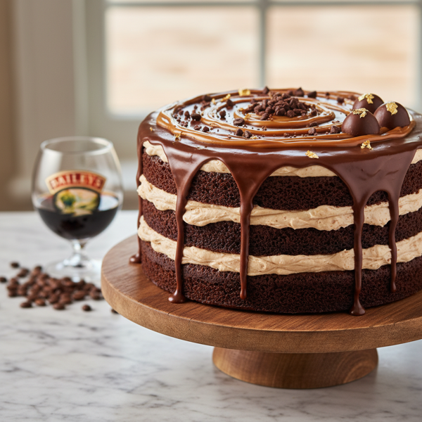 Decadent Baileys Irish Cream Cake recipe