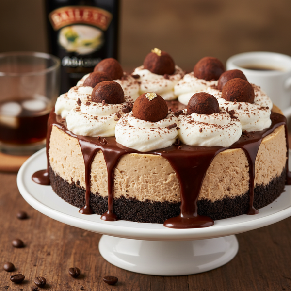 Decadent Baileys Irish Cream Cheesecake recipe