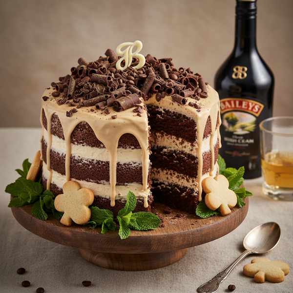 Decadent Bailey's Irish Cream Chocolate Cake recipe