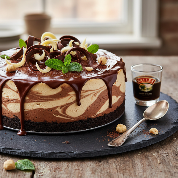 Decadent Baileys Irish Cream Chocolate Cheesecake recipe