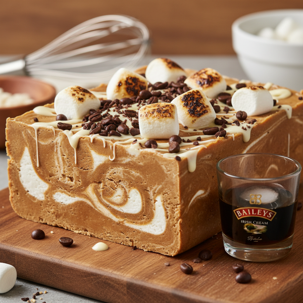 Decadent Bailey's Irish Cream and Marshmallow Fudge recipe
