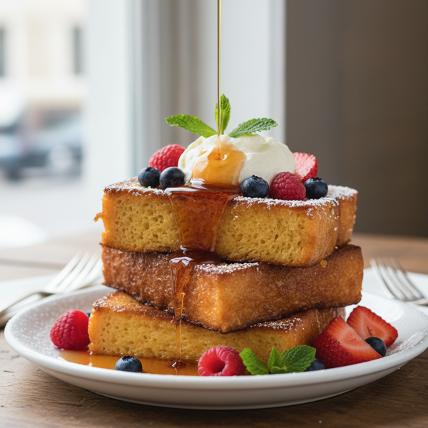 Decadent Balthazar Brioche French Toast Delight recipe